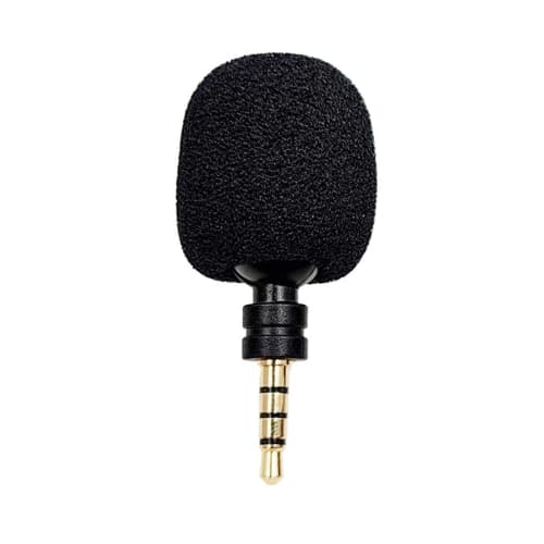 Mini Bendable 3.5mm Jack Microphone Portable Small Microphone for Sound Card Recorder Mobile Phone Smartphone Mini Mic