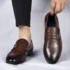 High-end small leather shoes men's soft-soled formal wear business new black leather shoes men's casual wedding shoes trend