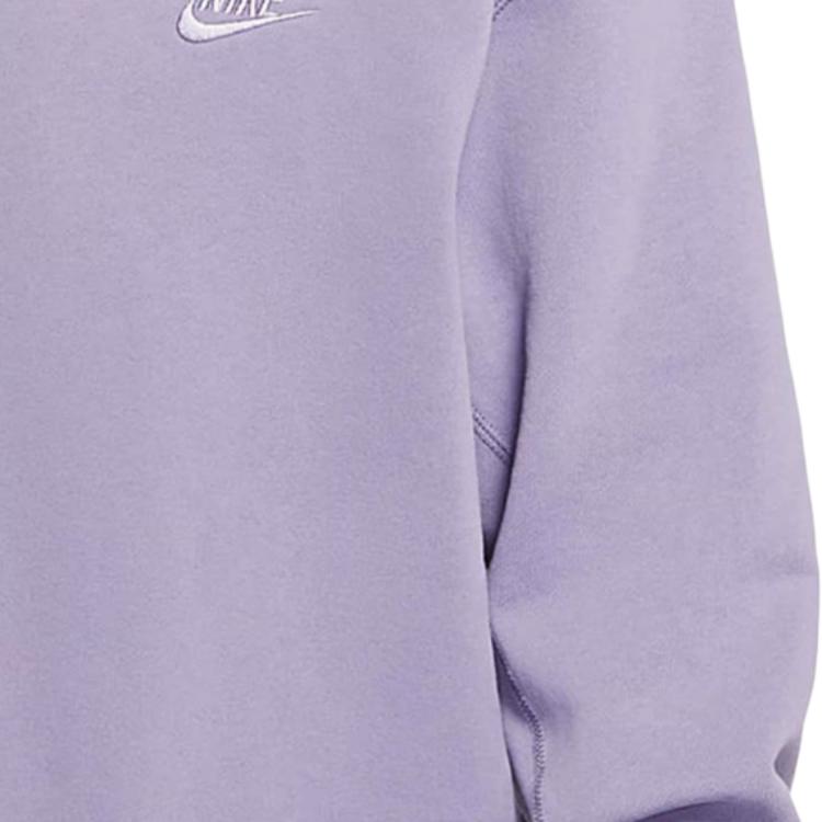 Nike Sportswear Logo Crew Neck Pullover Sweatshirt Men Tops Misty-Purple DA0022-588