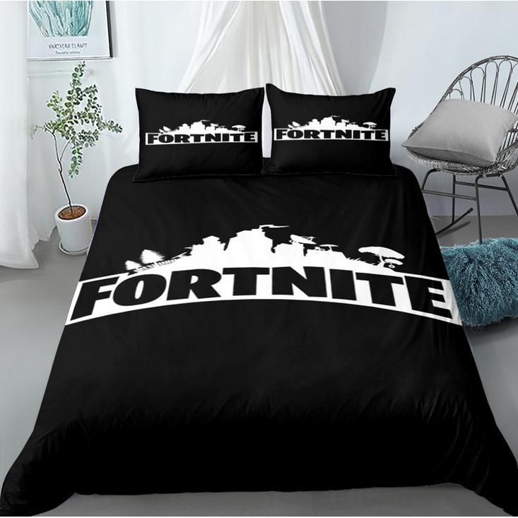 Cute Printed Quilt Cover Pillowcase Three-Piece Set Can Be Made Into Four-Piece 3D Digital Printing