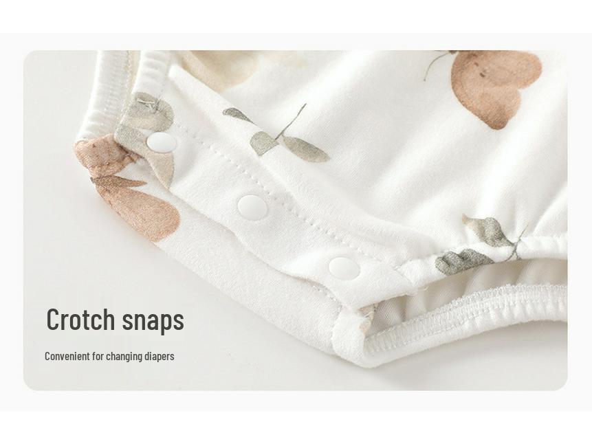 Long Sleeve Autumn Princess Bodysuit for Baby Girls - Newborn Cotton One-Piece Crawling Outfit