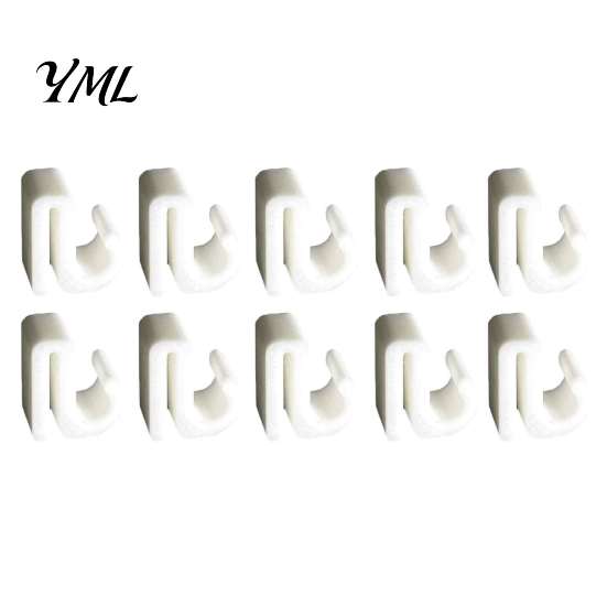 Easy Install String Light Hooks Pergola Cable Clip, Outdoor Wire Organizer Hook for 3-8mm Strings, Tool-Free Snap-On Garden Hangers Install,