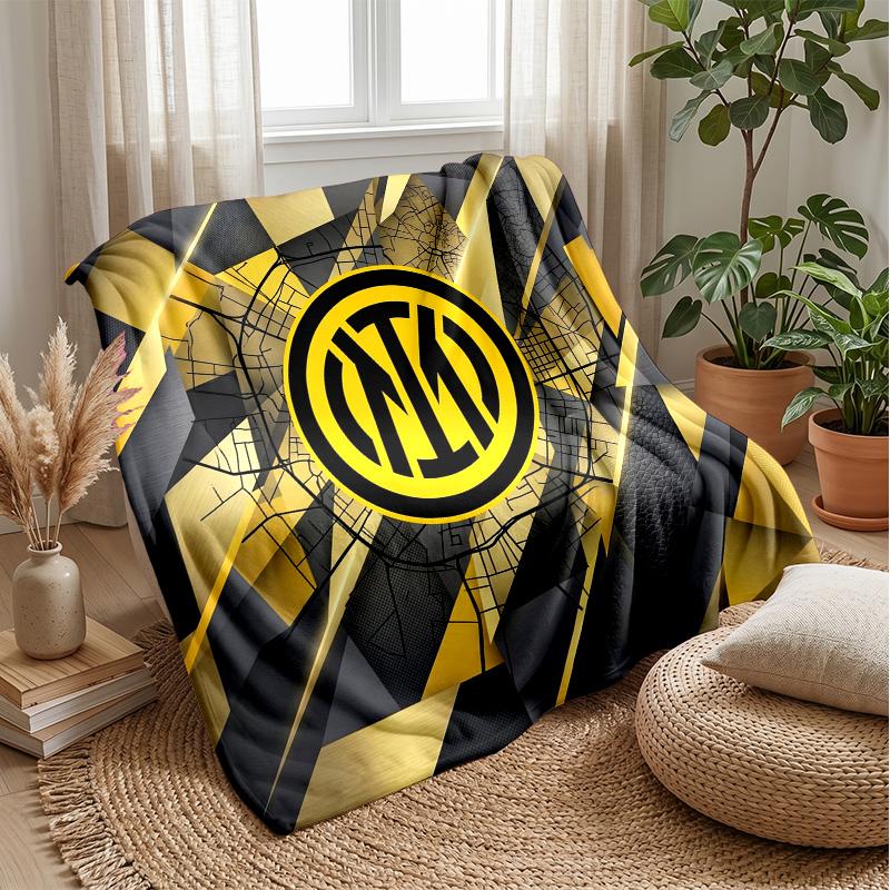 Borussia Dortmund Theme Blanket Soft Flannel Blanket Plush Throw Blanket Cozy Sofa Bed Blanket for Home Decor