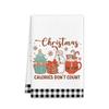 Christmas gift hanging kitchen towel hand wipe absorbent towel household bathroom cartoon hanging towel cleaning rag