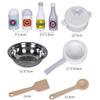 BABIBO Children's Wooden Play Kitchen Toys/boys And Girls Gift Simulation Kitchenware/kindergarten Simulation Cooking Toys