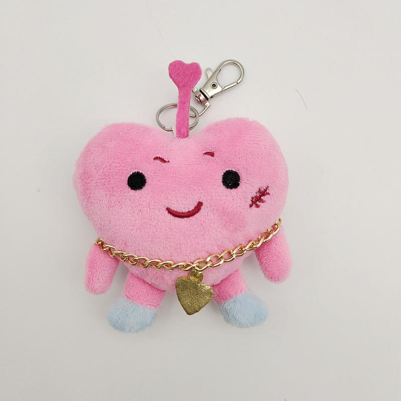 

Нетоксичный Kawaii Kpop Кожаное Сердце Игрушка Брелок Детский Брелок-Сердечко Аксессуары для Сумки Рюкзака Подвеска Подарок Фанату Рождественский Подарок