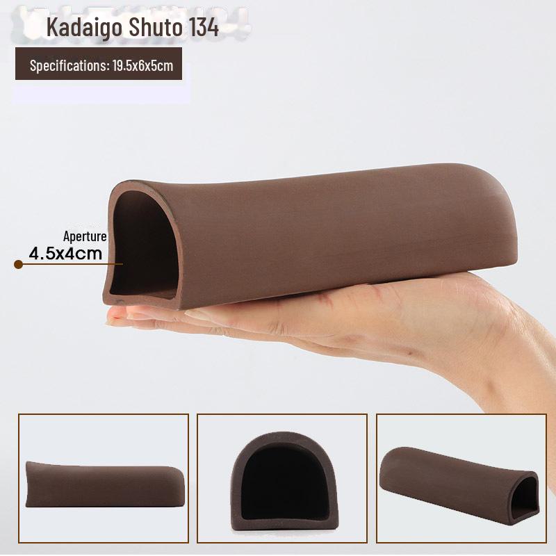 Purple Sand Ceramic Fish Tank Decor - Large, Medium & Small Rock Tiles