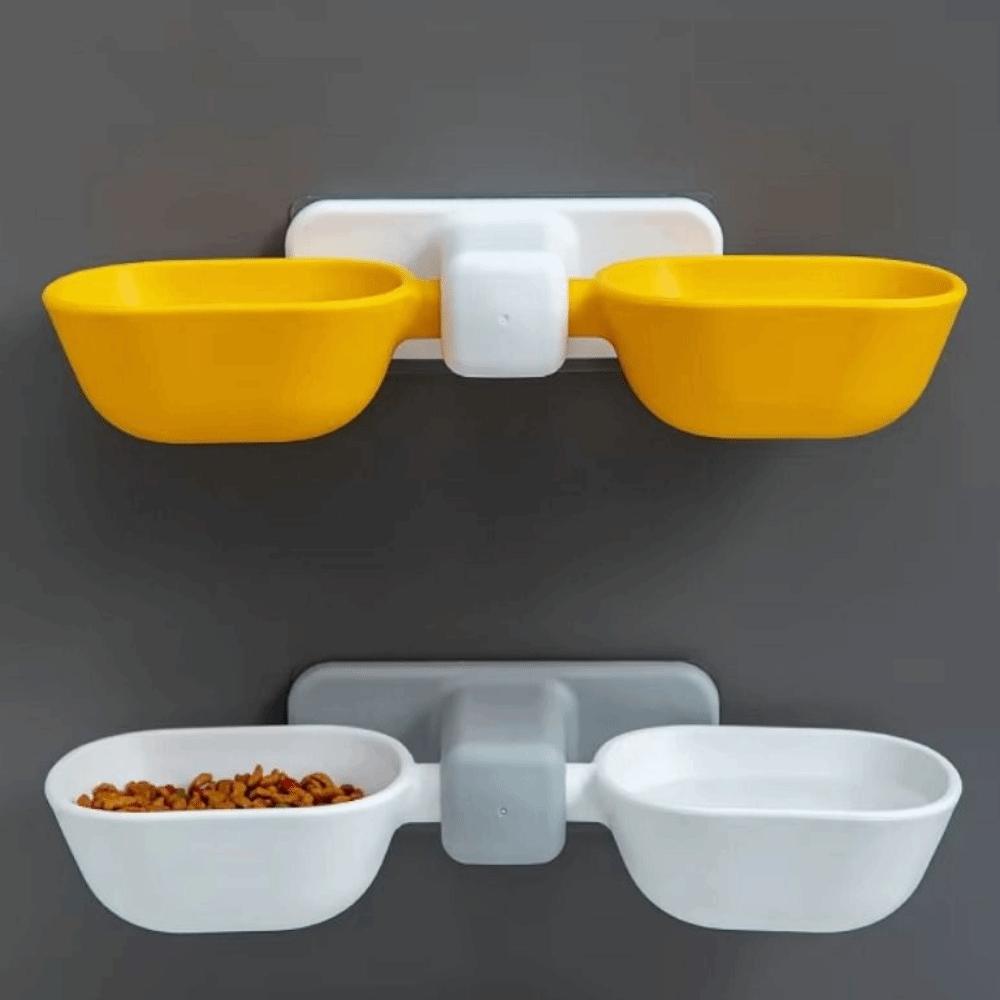Detachable Pet Feeding Bowl Cute Pet Raised Feeder No Punching Cat Hanging Feeder Pet Feeding