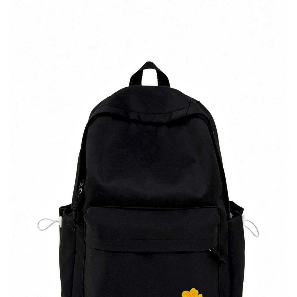 Schoolbag Milk Sweet Youth Vitality Letter Embroidered Backpack Female Junior High School Student School Bag Multi-compartment Casual Versatile 