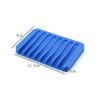 1PC Bathroom Silicone Flexible Soap Dishes Storage Holder Soapbox Plate Tray Drain Bath Tools