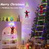Colorful Warm White New Year Decoration Light String DIY Window Household Registration Santa Claus Climbing Light Decoration