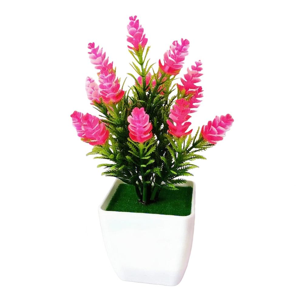 For Miniature Bonsai Flower Potted Artificial Plant for Home and Office Decoration Lifelike Simulation Colorful 12CM 20CM
