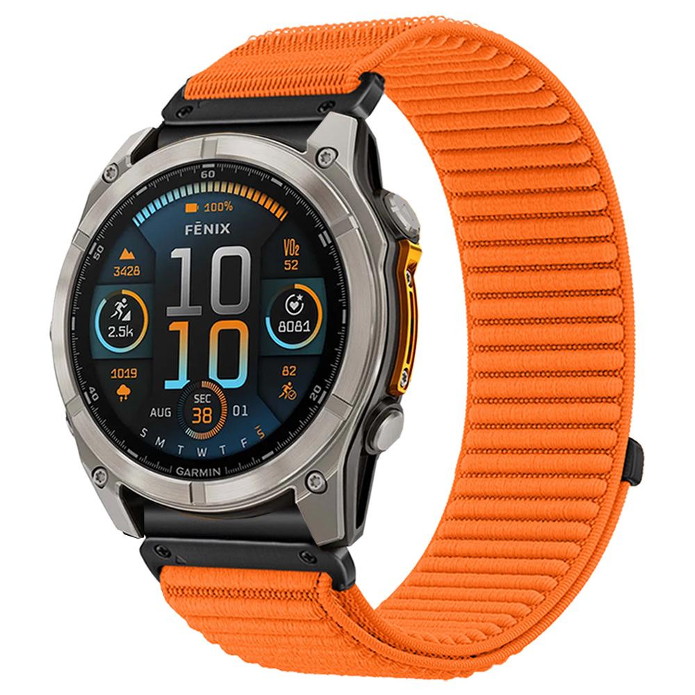 Nylonowy pasek pętelkowy do Garmin Fenix 8 51mm E 47mm 7 7X Pro Solar 6 6X 5 5X Plus/Epix/Tactix QuickFit 26mm 22mm Pasek do zegarka Bransoletka