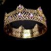 Hair Ornaments Baroque Crown Shiny Princess Tiara Elegant Rhinestone Crown  Man