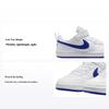 Court Borough Low Recraft PS White Hyper Royal Kids Sneakers DV5457-110