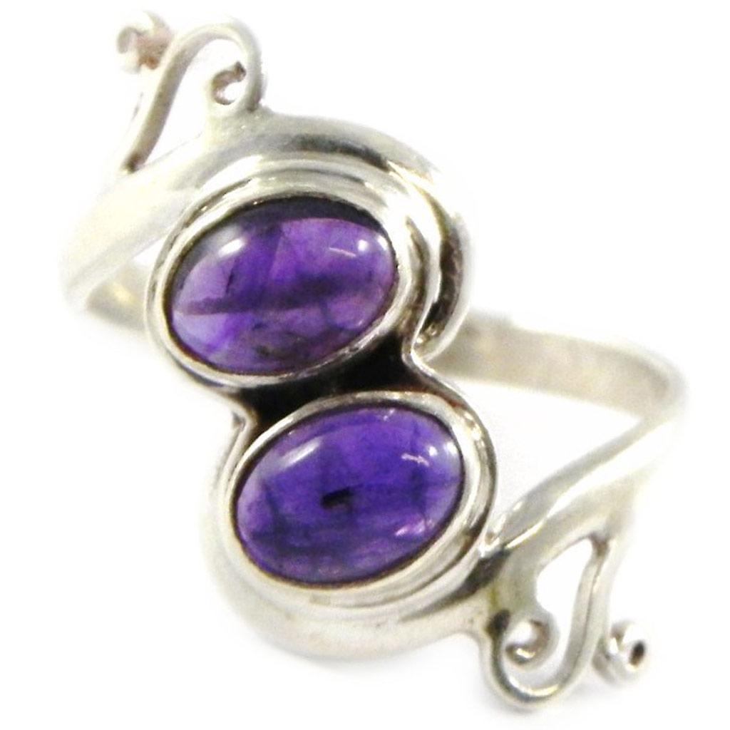 Amethyst 'Heaven' Silver Ring