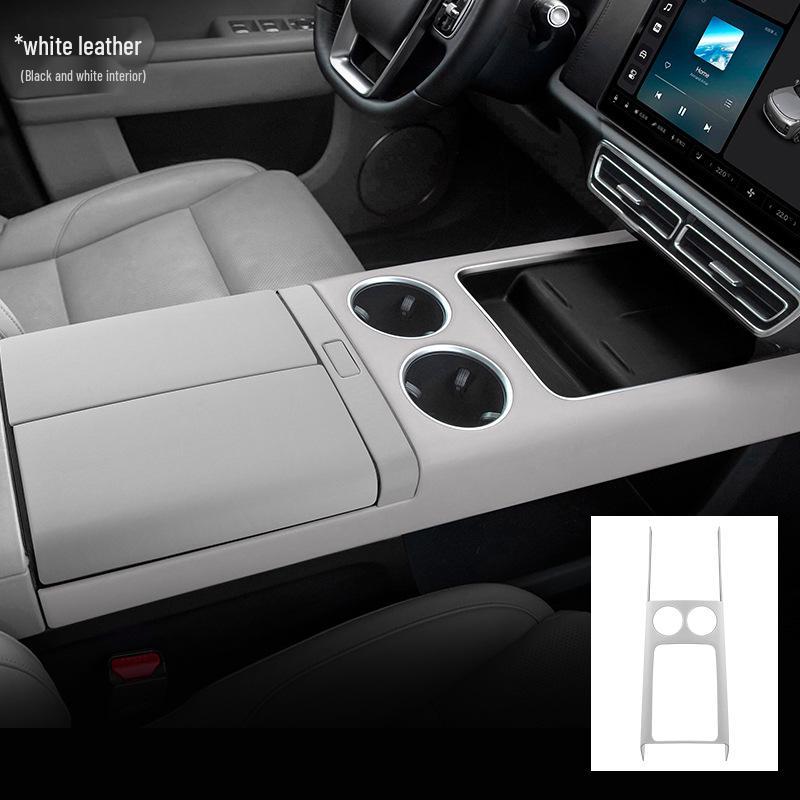 Ideal L8 Original Car Leather Interior Accessories: Central Control Panel, Armrest Box Cover – Same Color Modification.