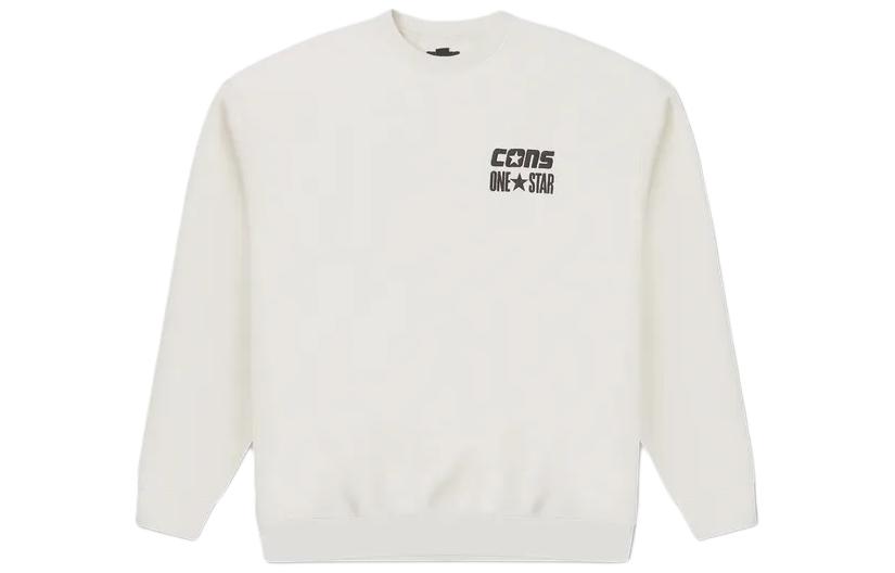Converse Cons One Star Sweatshirt Unisex Milk White 10026900-A01 XL