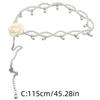 New Temperament Elegant Pearl Waist Chains Waist Accessory Girls Dress Strap Pearl Belt Versatile Body Jewelry Women Gift