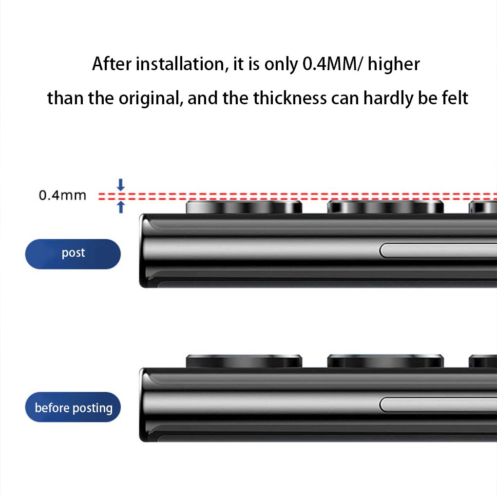Phone Camera Lens Protector Scratch Proof Anti-fingerprint Adhesive Tempered Glass Cover Replacement for A22 Ultra