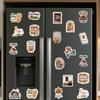 MCT013-034 Creative Magnetic Fridge Sticker - Self-Adhesive PVC Soft Magnet for Car & Home Holiday Motto Magnetic Decal