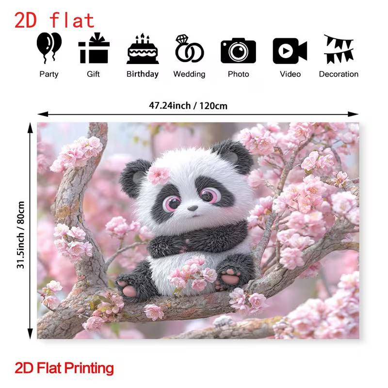 2D Animal Banner, Panda Party & Live Background