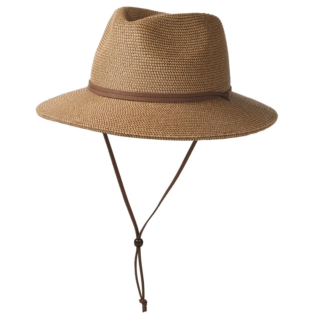

Summer Men s Western Cowboy Hat Jazz Straw Hat with Windproof Rope & Vent Holes Outdoor Sun Hat for Travel Beach L-XL коричневий