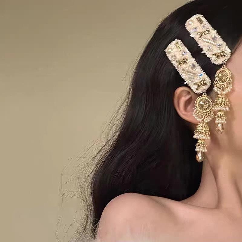 Elegant Tassels Hair Clip For Women Girls Versatile Alloy Long Tassels Hair Accessories  Simple Broken Hair Clip Gifts