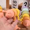Süßes Fidget-Schnecken-Spielzeug 3D-artikulierter dehnbarer Raupen-Spielzeug Zähneknirsch-Spielzeug Angst reduzieren