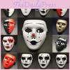 Maschera Bianca Integrale Dipinta a Mano Unica per Feste in Costume di Halloween e Spettacoli