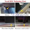 13FT Rubber Car Side Door Window Glass Seal Weatherstrip Rain Visor Universal 1x