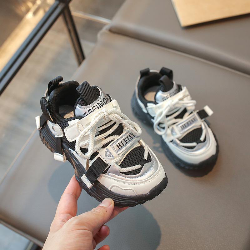 Sneakers Spring and Autumn New Girls' Children's Fashion Versatile Soft Sole Casual Shoes Boys' Campus Running Shoes