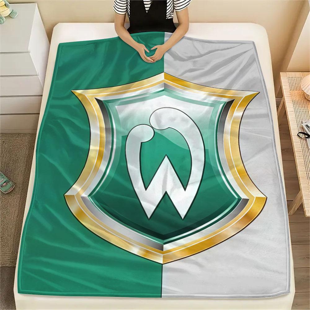 Coperta in Flanella Werder Bremen, Alta qualità, Confortevole per Tutte le Stagioni, Decorazione per la Casa, Calore e Comfort