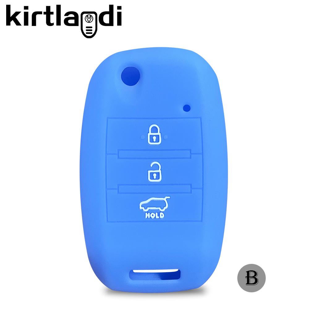 Silikonowy Pokrowiec na Kluczyk Uchwyt Brelok dla Kia Rio GTLine X-line Sorento Optima 3 Cerato K4 Sportage Ceed KX K4 K5 Sorento Prime 3