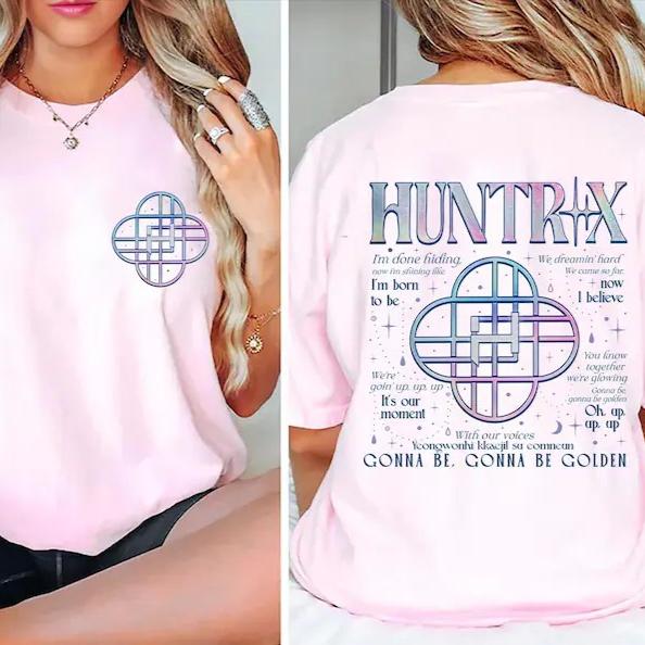 Summer Hot Sale Kpop Huntrix 2026 T Shirt Unisex Y2K Gothic Streetwear Oversized T-shirt Harajuku Hip Hop Punk T-shirt