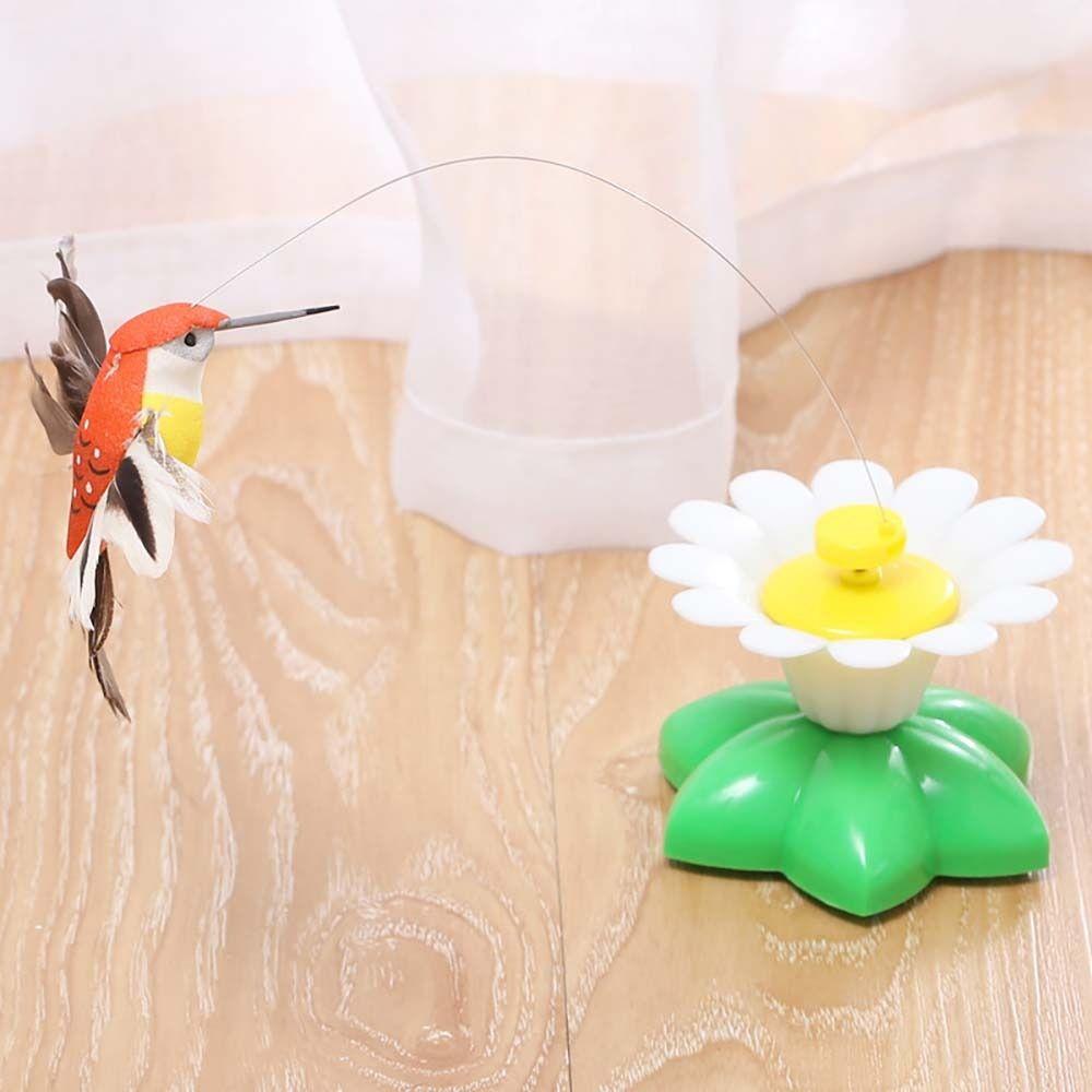 Bird Bee Indoor Play Dog Kitten Pet Supplies Cat Training Toys Pet Teaser Toys Rotating Cat Toy