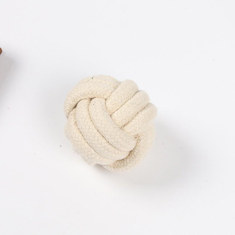 Durable Cotton Rope Dog Chew Toys Set Knot Ball Tug Toy Bone Ring More Small To Large Dogs