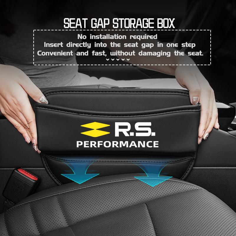 Car Seat Gap Plug Filler Phone Holder Organizer Storage Box For Renault Symbol Clio 3 4 Sparco Dacia RS Megan Scenic EspaceS