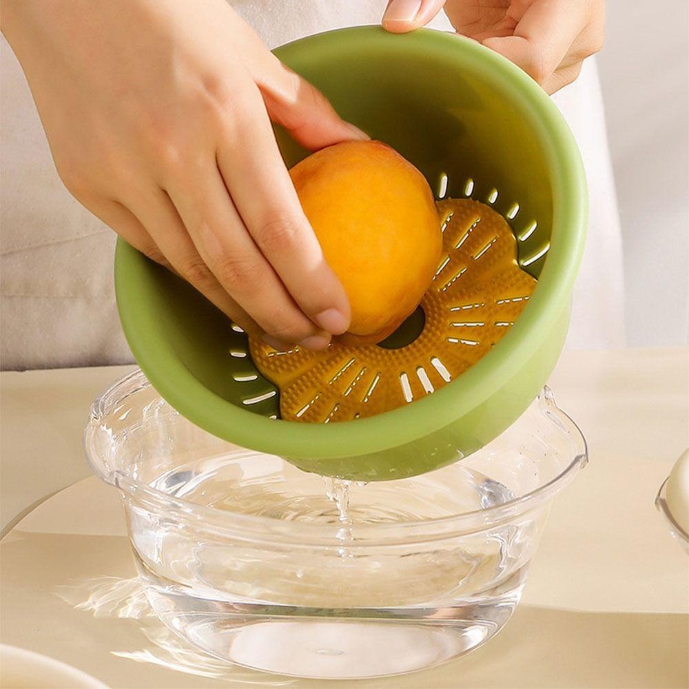 Large Capacity Vegetable Washing Basket Plastic Food Drain Basket Fruit Washing Basket  Living Room