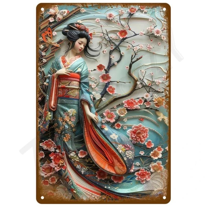 Garage Bar Metal Wall Sign, Auto Interior Decor Plaque 20x30cm