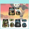 Set di Zaino Scolastico Kung Fu Panda Carino e Funzionale con Materiale Impermeabile