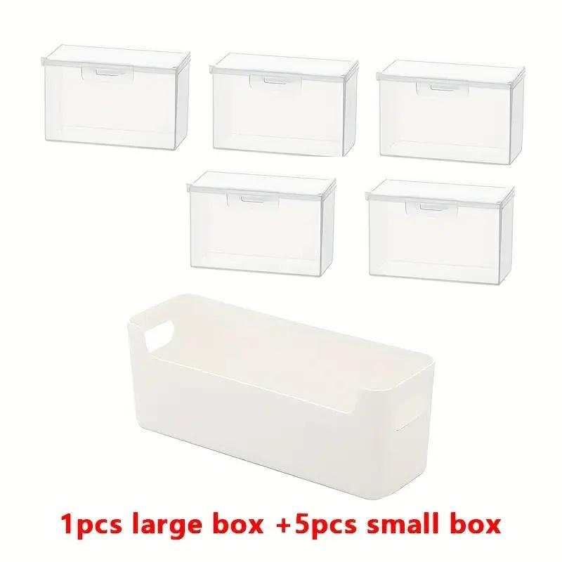 

Plastic Card Storage Box Multifunctional Cards Orangizer Box Set with Dust Cover Household Organizer for Storing PTCG/MTG Cards