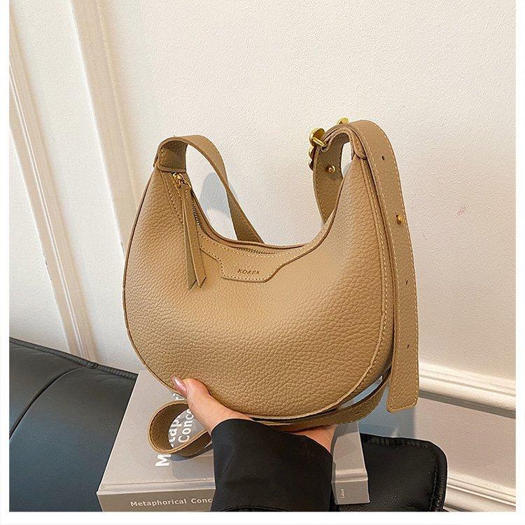 Niche Women's Handbags 2026 New Versatile Shoulder Crossbody Underarm Bag Casual Fashi Crescent Satchel