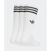 adidas 3-Stripe High Crew Socks 3 Pairs - White JV7416 5229308