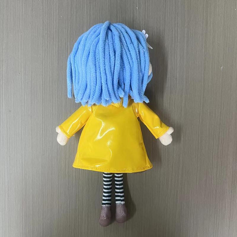 25Cm Coraline Plush Stuff Cartoon Figure Kawaii Doll Soft Pillow Ugly Kids Cute Collectible Dolls Decoration Toys Birthday Gifts