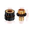 Brass Garden Hose Connectors 3/4 Inch Male Female Fittings With Washers For Watering Systems Sprinklers Drip Irrigation Kits