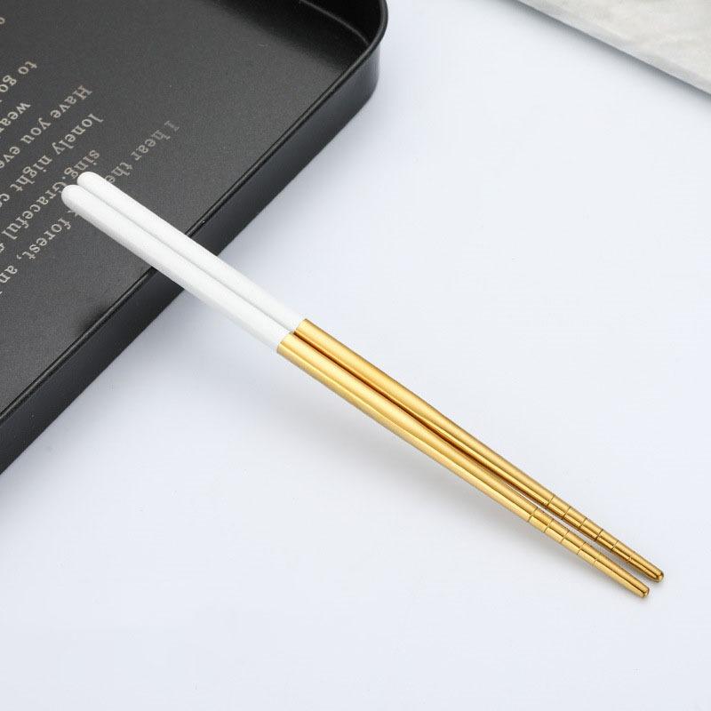 Naczynia ze stali nierdzewnej Uroczy koci pazur Ceramiczna łyżka Widelec Pałeczki Deser Kolacja Domowa kuchnia Przenośna Wielokrotnego użytku