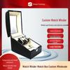 Luxurious Wooden & Leather Flip-top Jewelry Storage Box