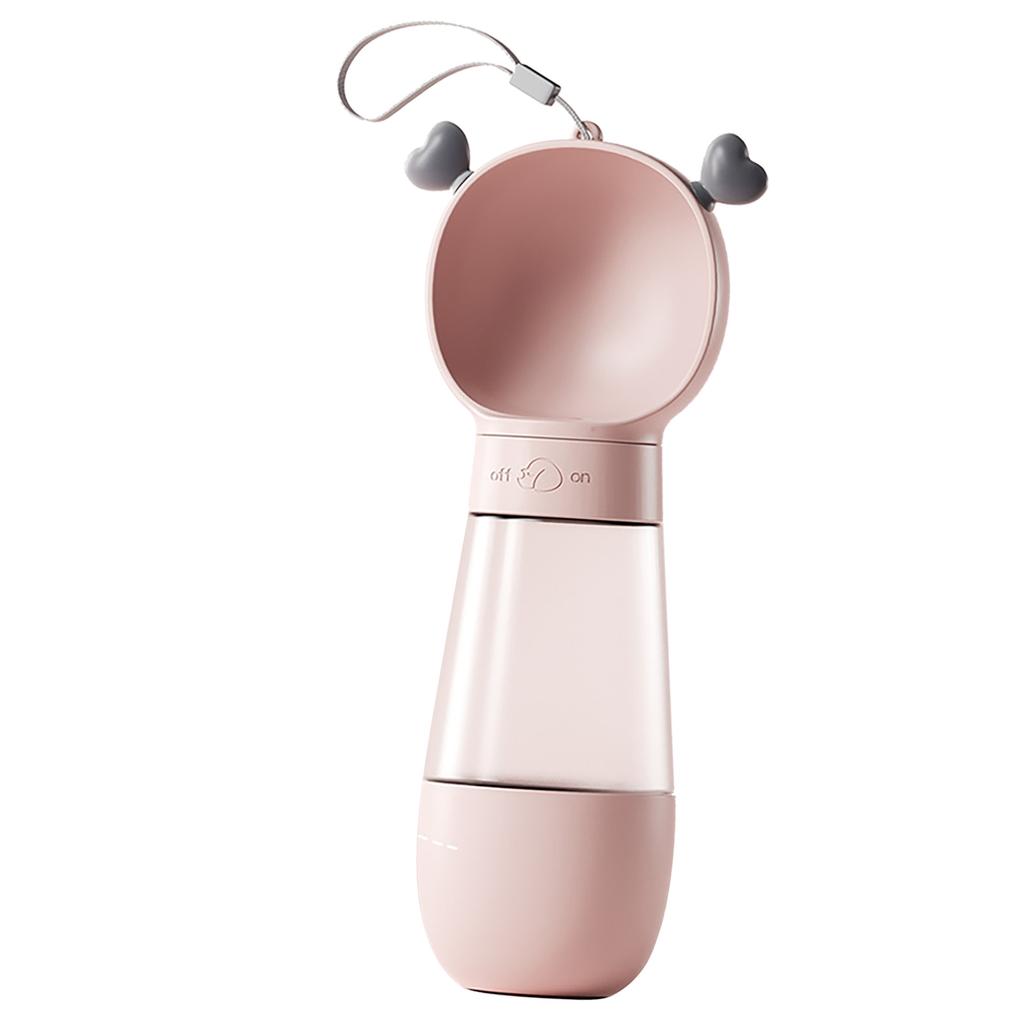 Hunde-Wasserflasche Tragbar Niedlich Transparent Hunde-Wasserfutter mit Fütterung für Hunde-Bewässerungszubehör