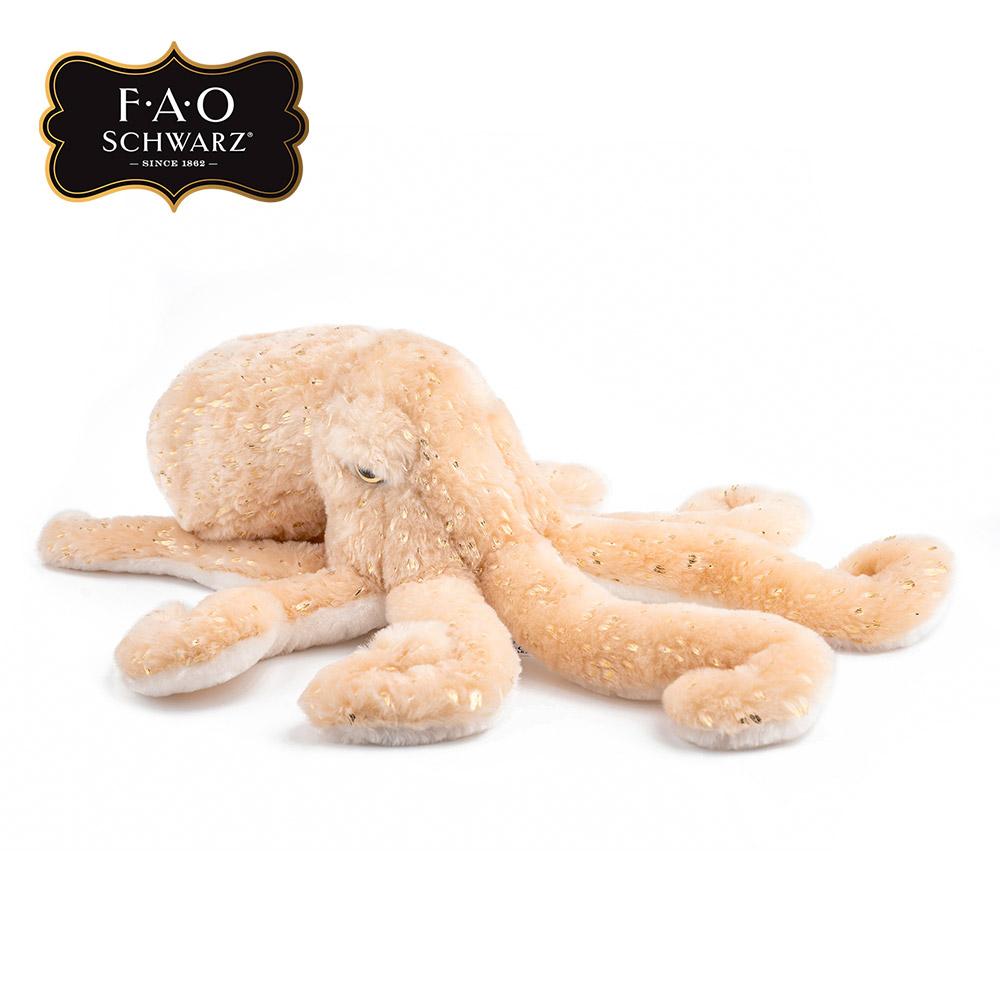 

[toytron] F.A.O Schwarz Gold Octopus Plush Toy 38cm